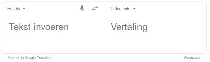 vertalen in engels