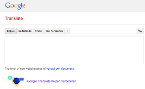 google translate nederlands engels