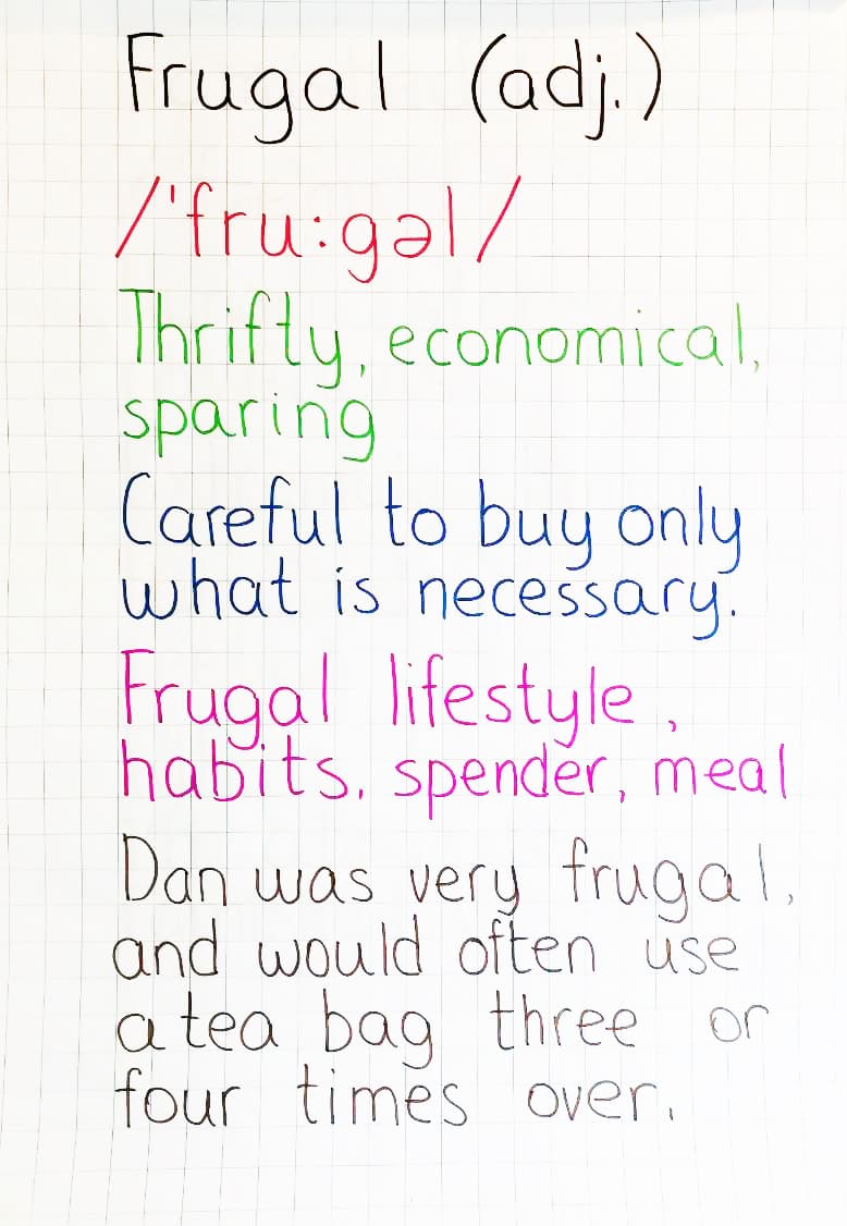 frugal vertaling