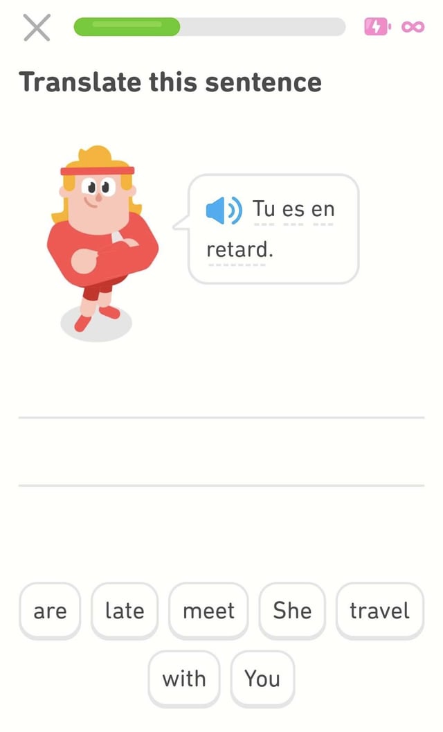 retard vertaling