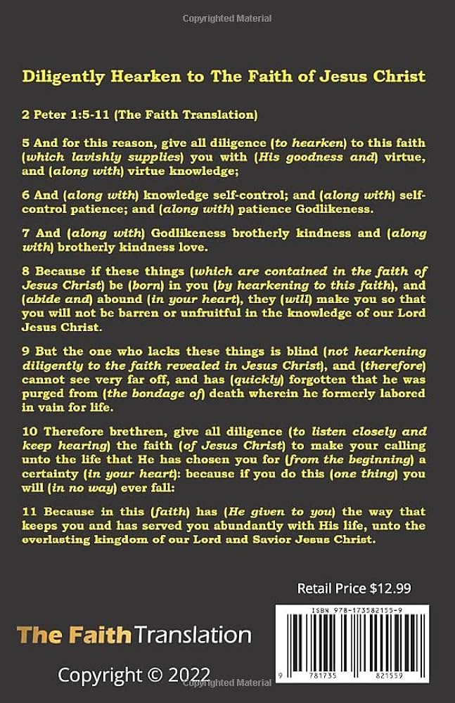 faith vertaling
